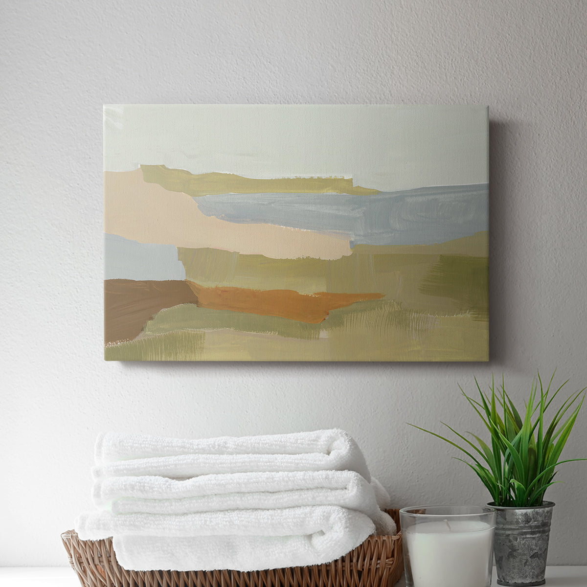 Stacked Landscape IV - Canvas Art Print