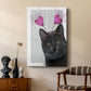 Black Cat Valentines - Canvas Art Print