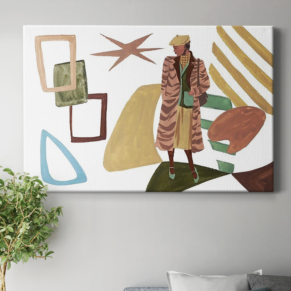 Vintage Vibes I Premium Gallery Wrapped Canvas - Ready to Hang