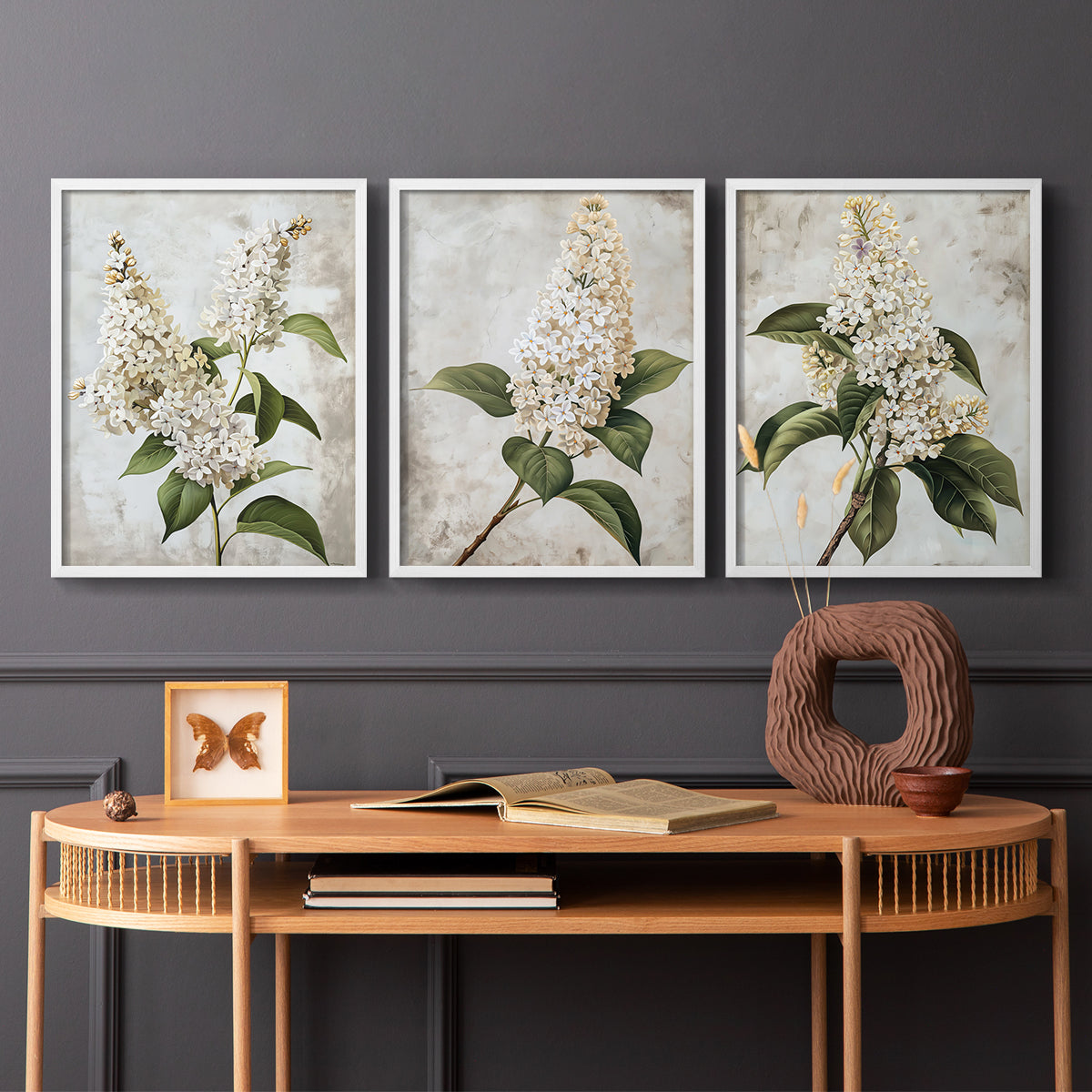 Floral Study Series LXXXVII - Restickable Framed Art Set