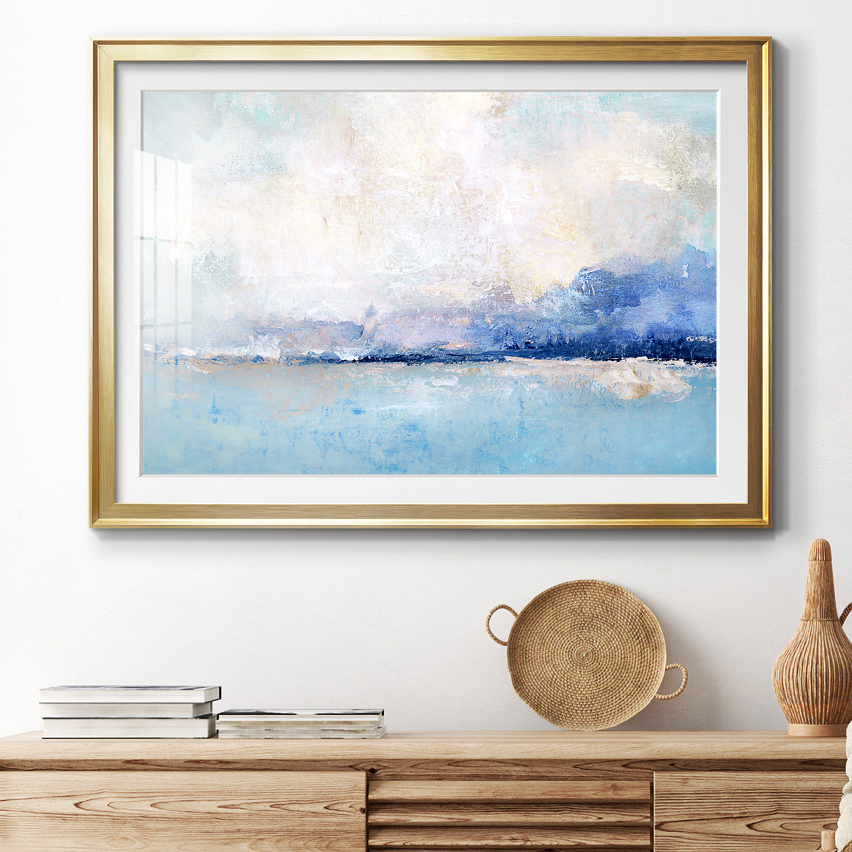 Symphony Bay - Modern Framed Art Print