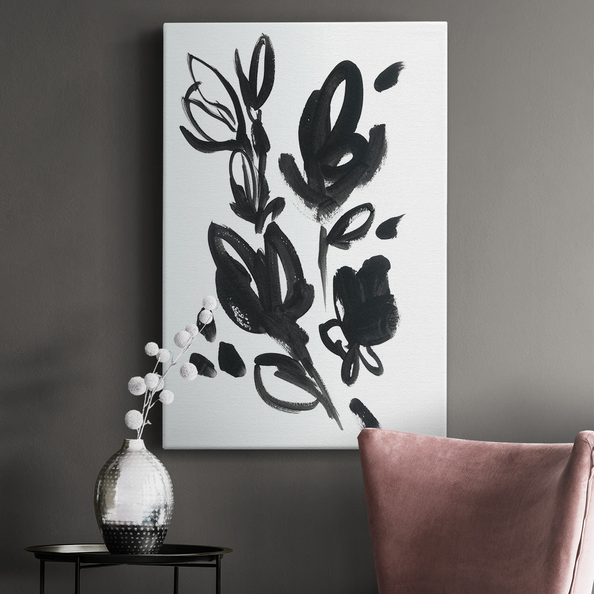 Cameo Bloom I - Canvas Art Print