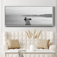 Black & White Water Panel XII - Floater Framed Canvas Print