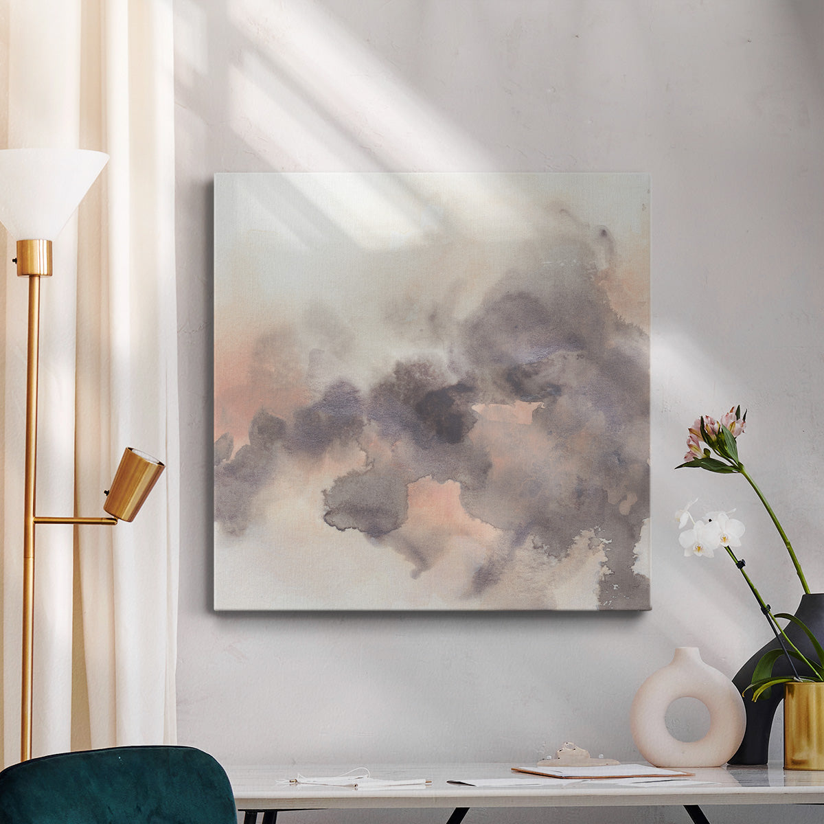 Smoke Surface II - Canvas Art Print