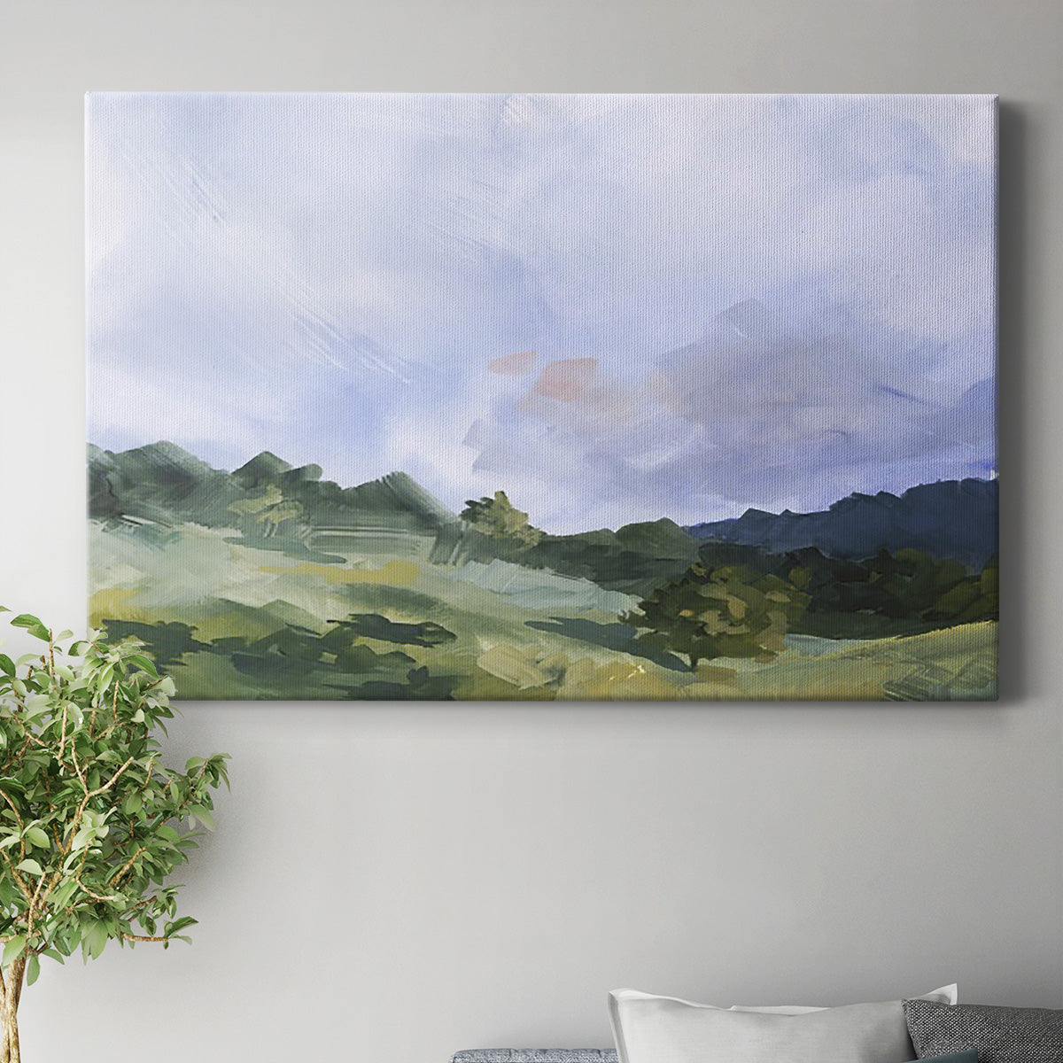 Pastoral Horizons I Premium Gallery Wrapped Canvas - Ready to Hang