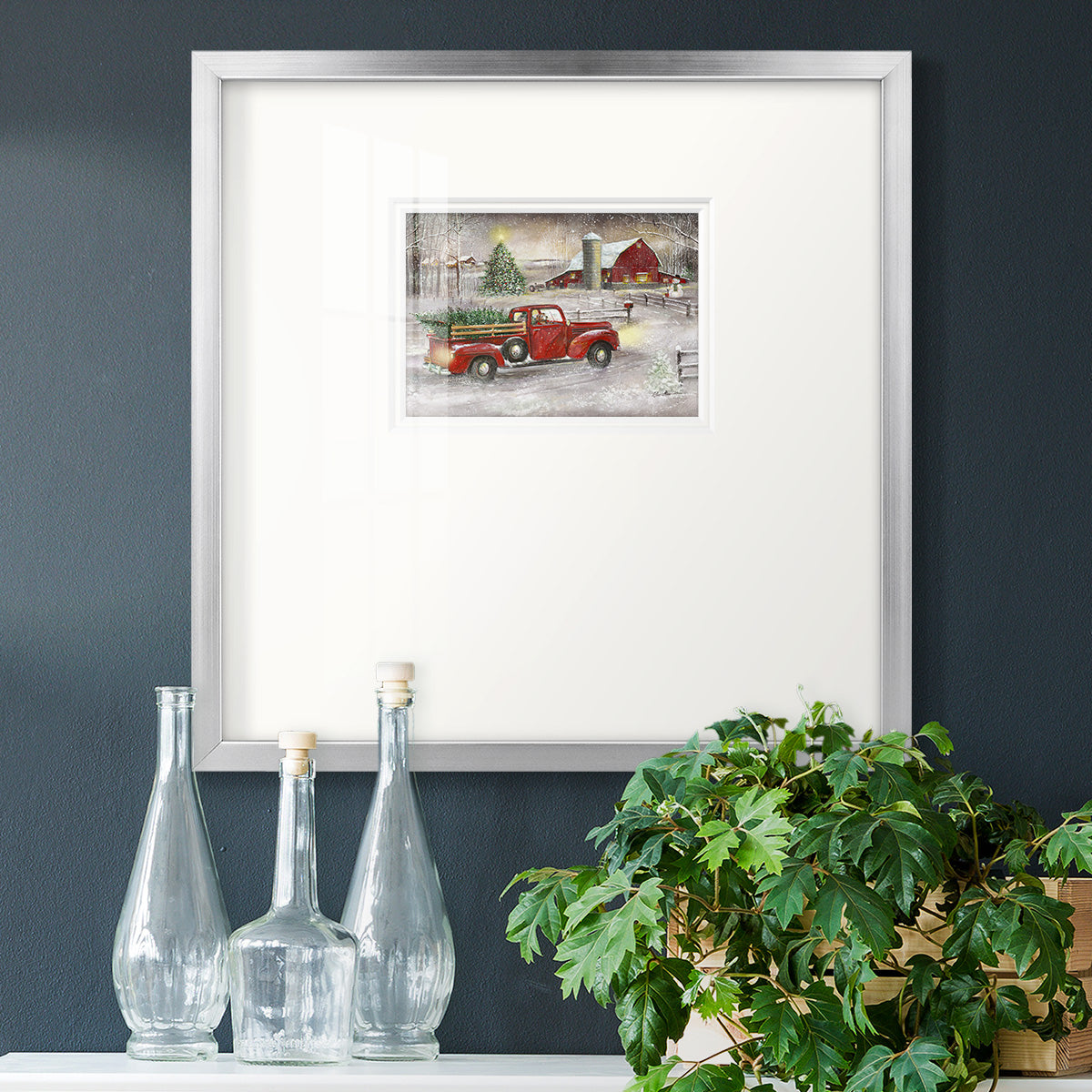 Making Christmas Memories Premium Framed Print Double Matboard