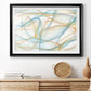 Curves and Waves V - Modern Framed Art Print