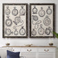 Pocket Watch Sketches I - Premium Framed Canvas 2 Piece Set - Ready to Hang