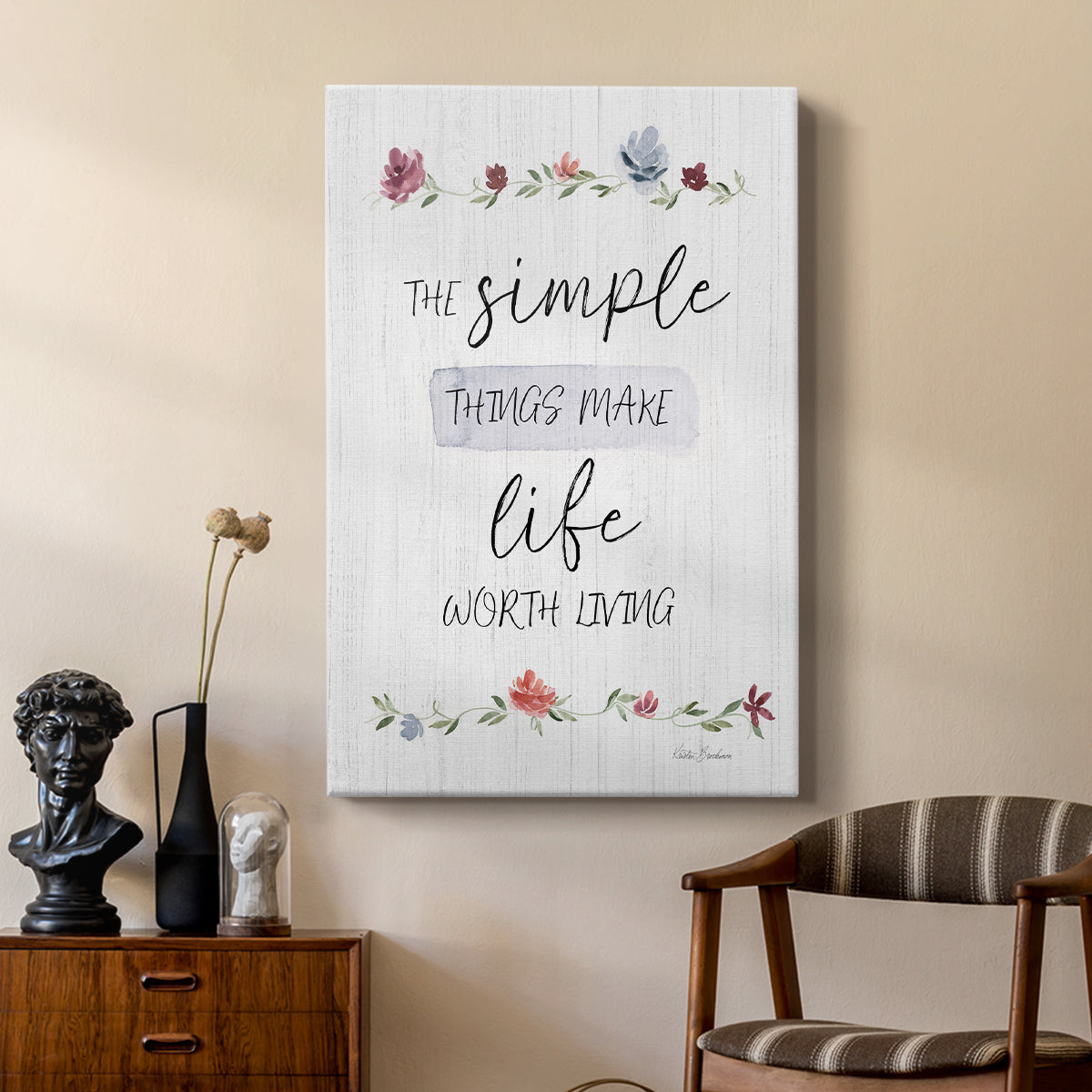 The Simple Things - Canvas Art Print