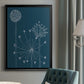 Graphic Alliums I - Modern Framed Canvas Print