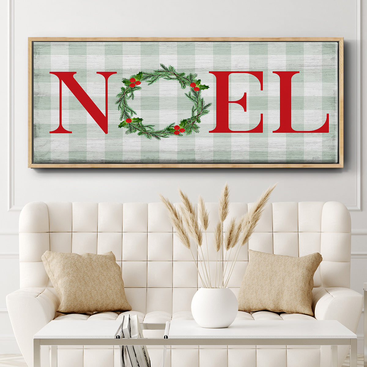 Noel - Floater Framed Canvas Print