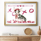Puppy Valentine Collection A - Modern Framed Art Print