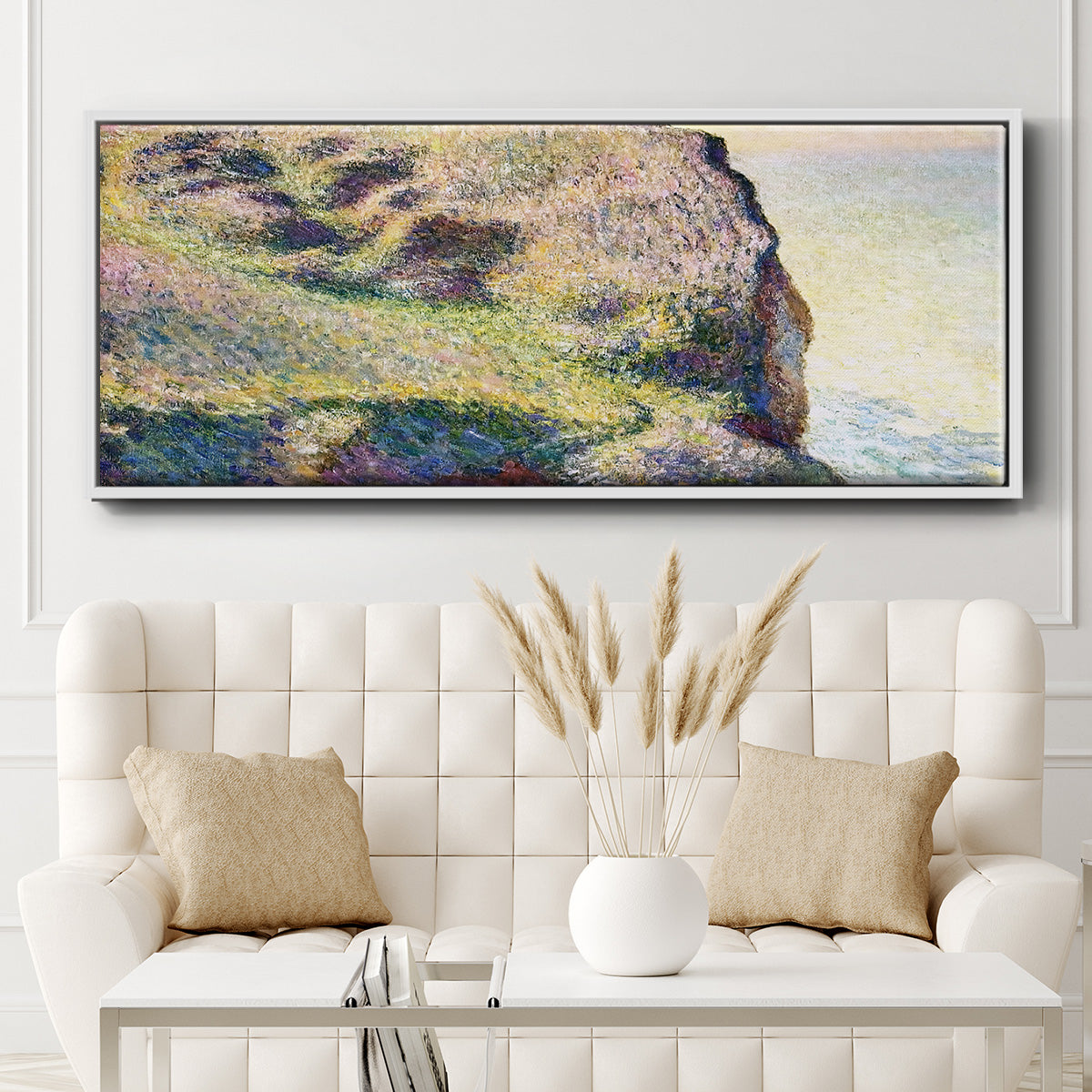The Pointe du Petit Ailly, 1897 - Floater Framed Canvas Print