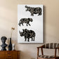 Ornamental Safari Animals II - Canvas Art Print