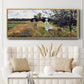 The Promenade Near Argenteuil, 1875 - Floater Framed Canvas Print