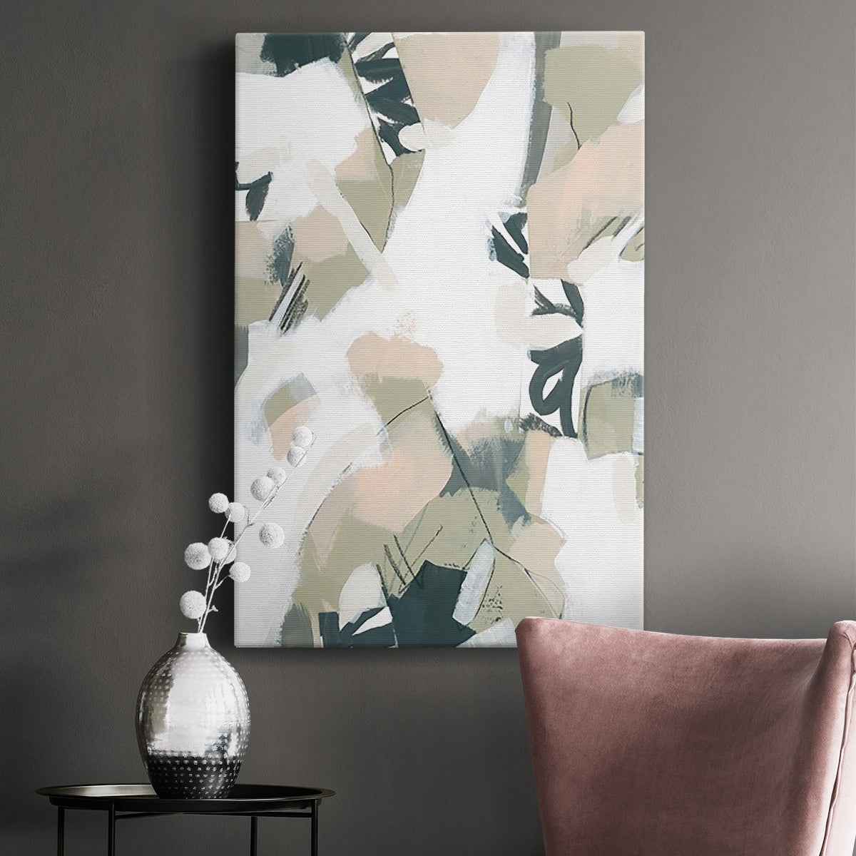 Sumi Storm II - Canvas Art Print