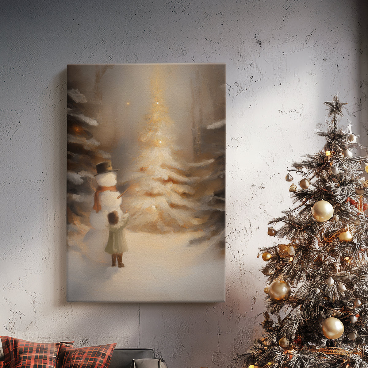 Amber Blessing of Morning - Canvas Art Print