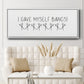 I Gave Myself Bangs! - Floater Framed Canvas Print