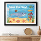 Cute Sea Creatures II - Modern Framed Art Print