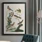 Antique Birds in Nature I - Modern Framed Canvas Print