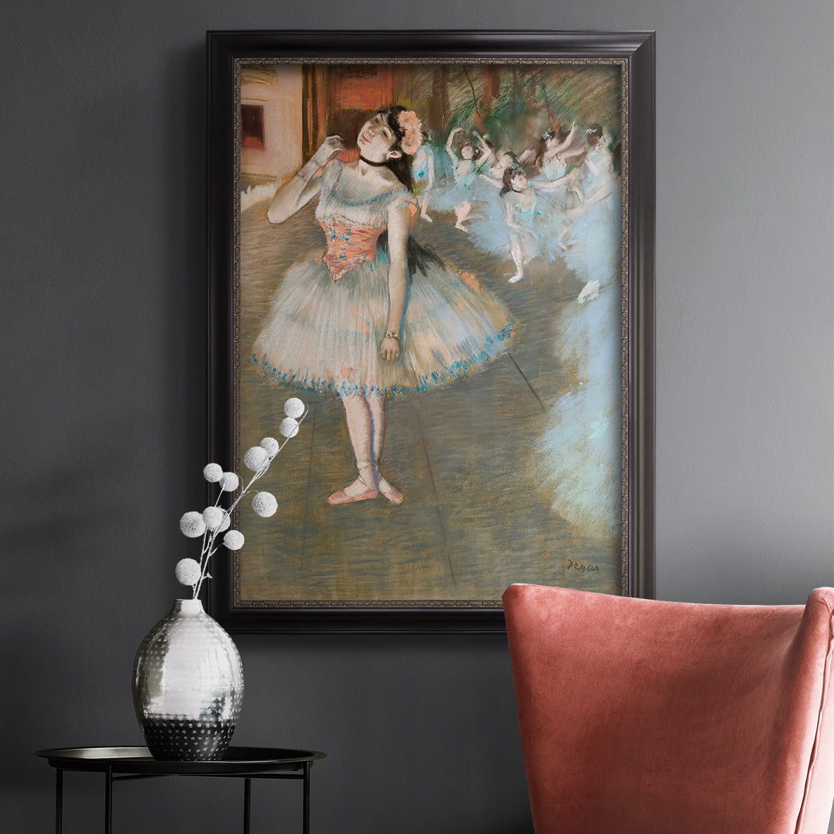 The Star - Ornate Framed Canvas Print