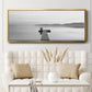 Black & White Water Panel XII - Floater Framed Canvas Print