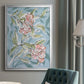 Faded Camellias I - Modern Framed Canvas Print