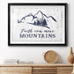 Move Mountains - Modern Framed Art Print