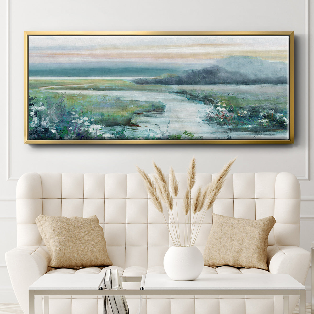 Eternity in Twilight - Floater Framed Canvas Print