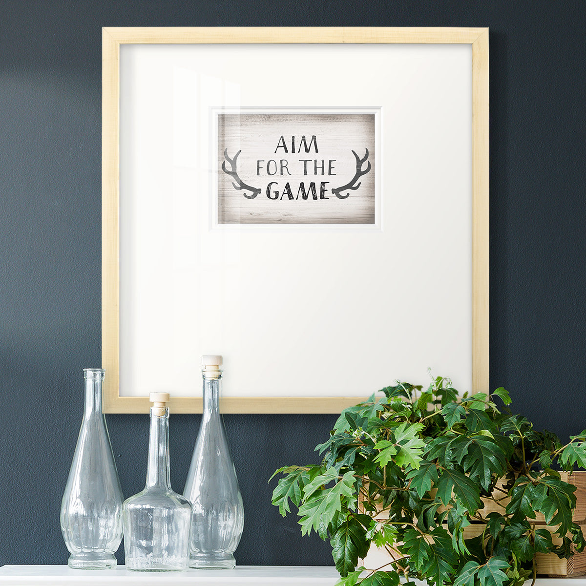 Aim Game Premium Framed Print Double Matboard