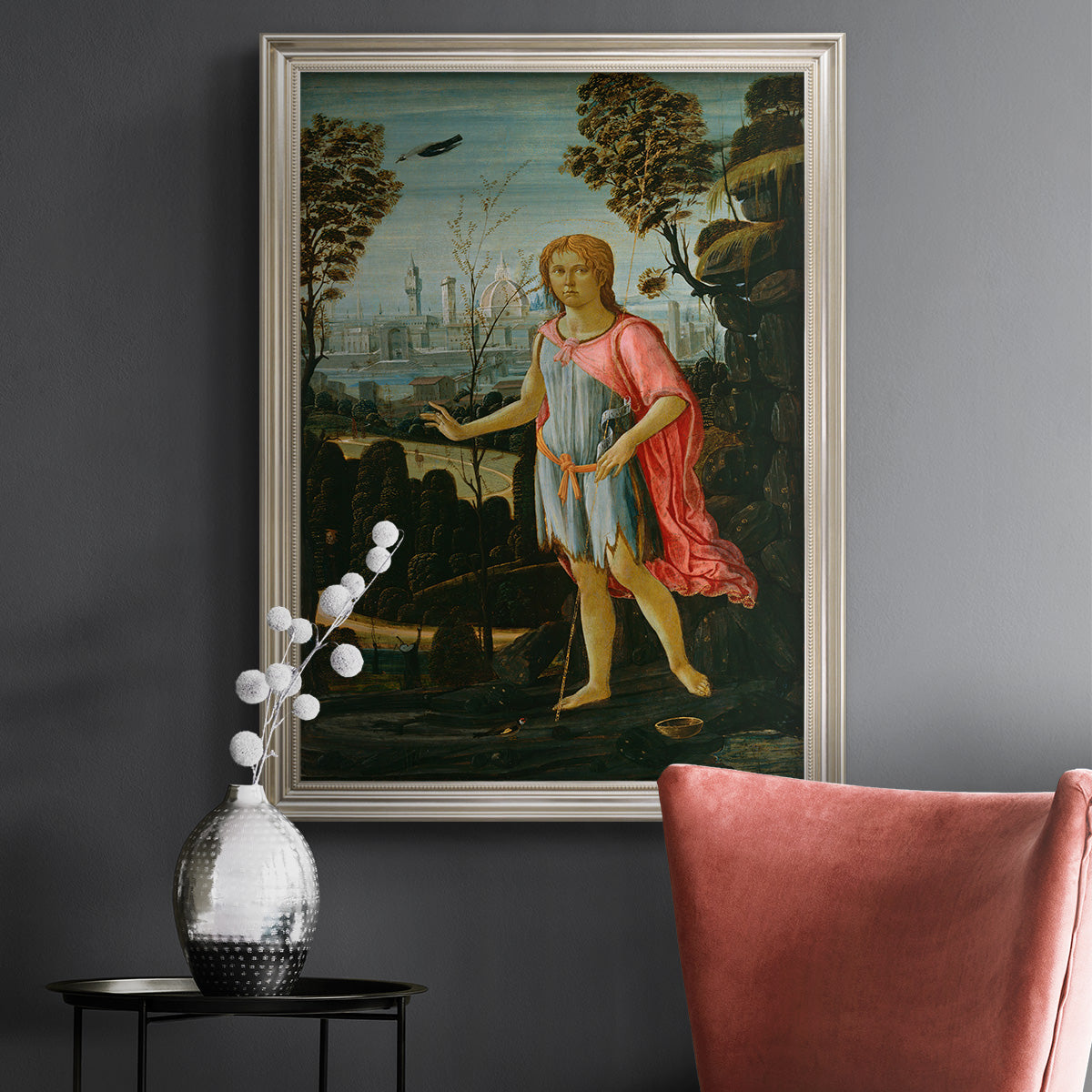 Saint John the Baptist - Ornate Framed Canvas Print