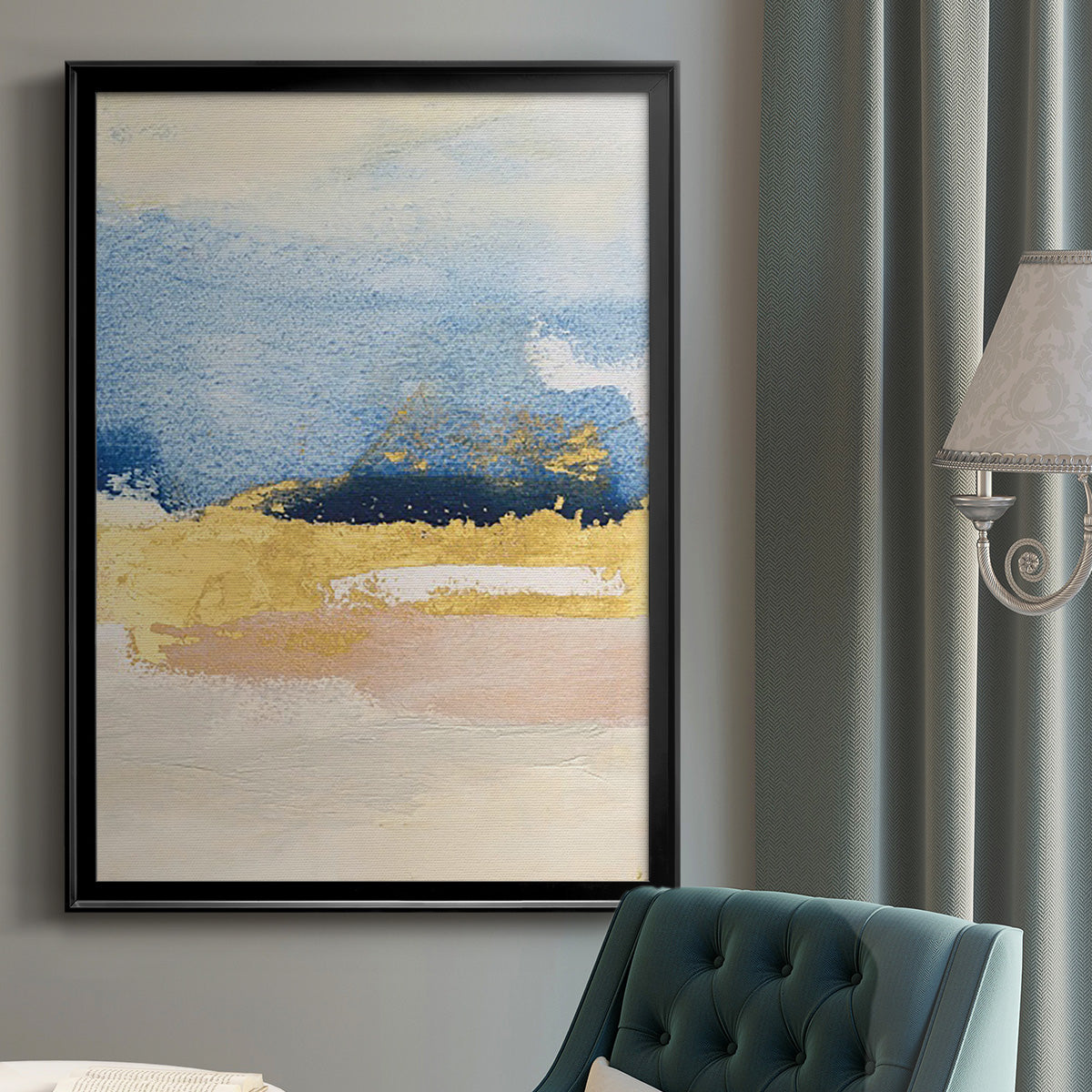 Pampa II - Modern Framed Canvas Print