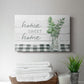 Eucalyptus Home Sweet Home - Canvas Art Print