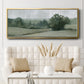 Soft Green Landscape II - Floater Framed Canvas Print