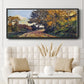 The Road to the Farm of Saint - Floater Framed Canvas Print