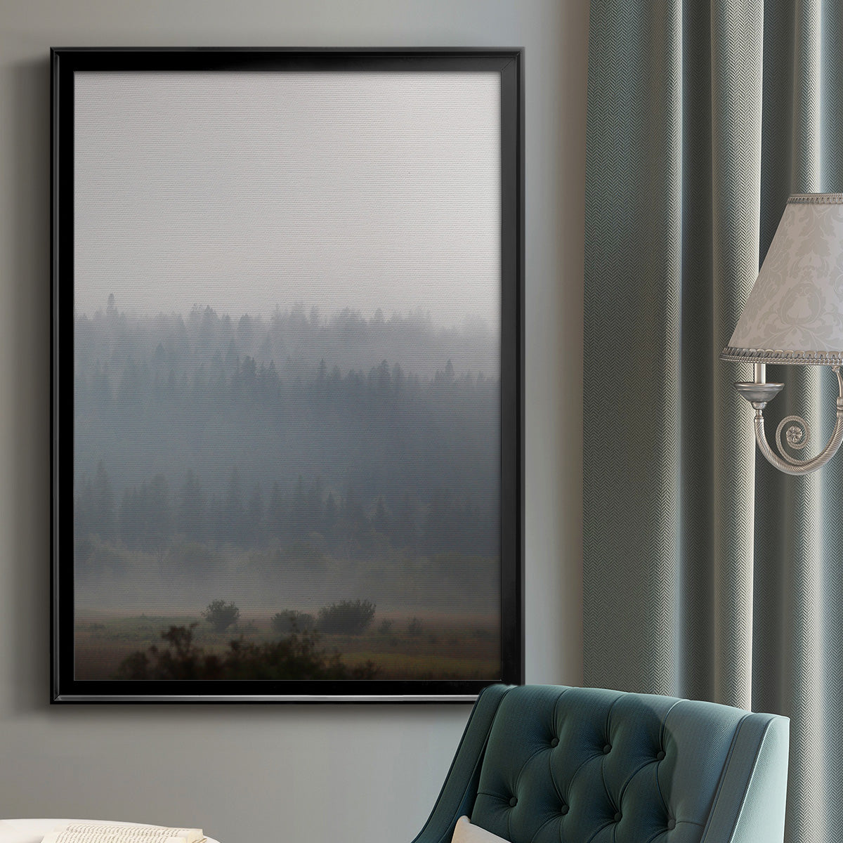 Morning Glow I - Modern Framed Canvas Print