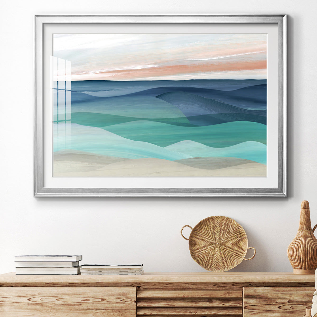 Shifting Seas Premium Framed Print - Ready to Hang