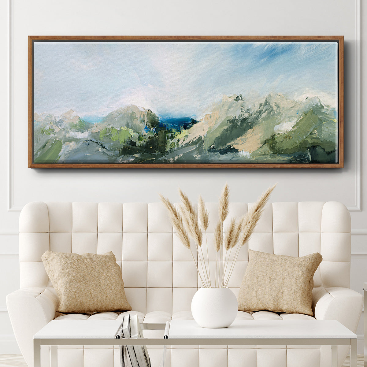 Nature's Peace II - Floater Framed Canvas Print