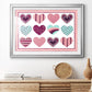 Sweet Valentine Collection A - Modern Framed Art Print