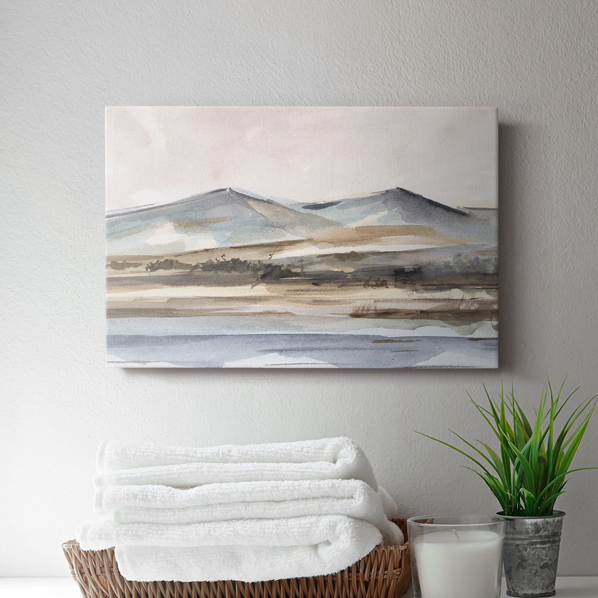Autumn Mountain Valley II - Canvas Art Print