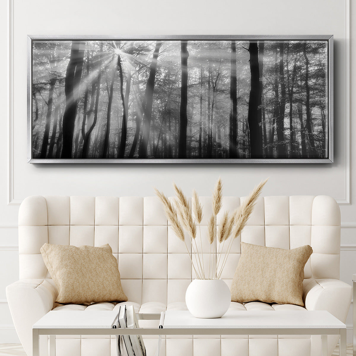 Breaking Through - Floater Framed Canvas Print