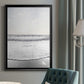 Serene Shore - Modern Framed Canvas Print