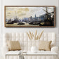 The Port of London, 1871 - Floater Framed Canvas Print