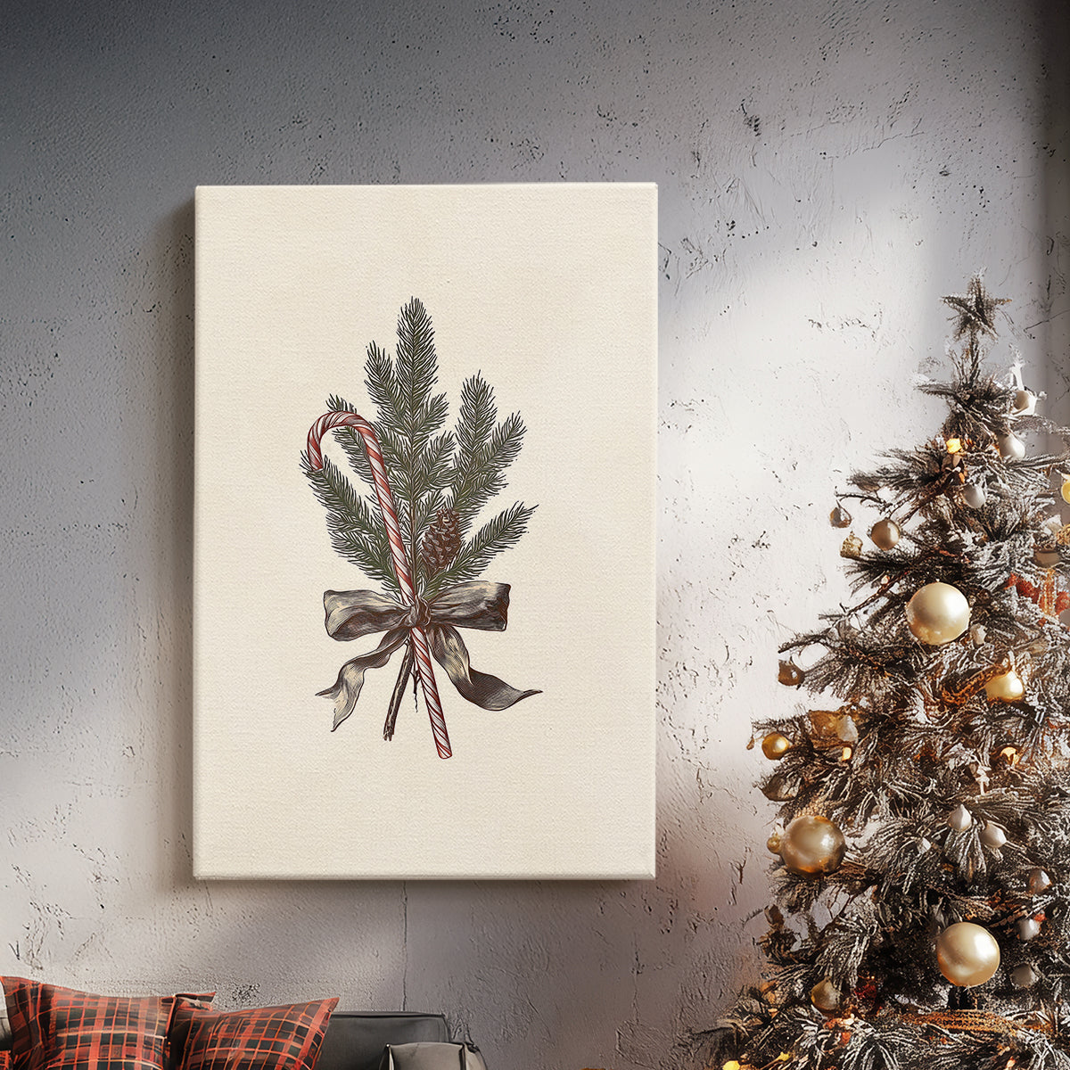 Evergreen of Pearled Carol - Canvas Art Print