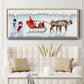 Santa's Snowmen Collection D - Floater Framed Canvas Print