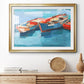 Primary Boats I Premium Framed Print - Ready to Hang