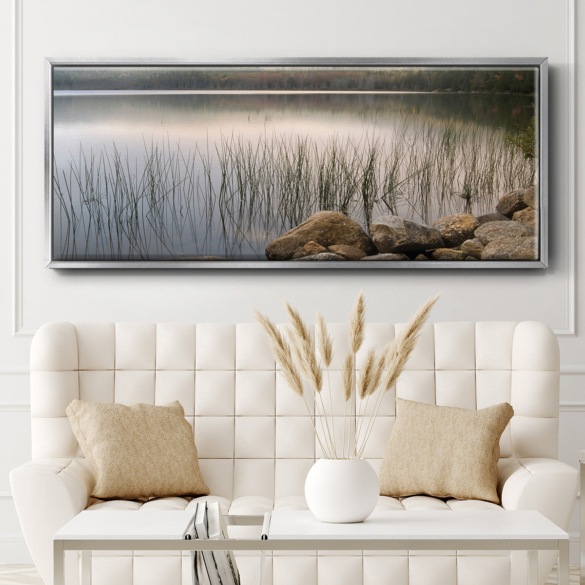 Wanderlust - Floater Framed Canvas Print