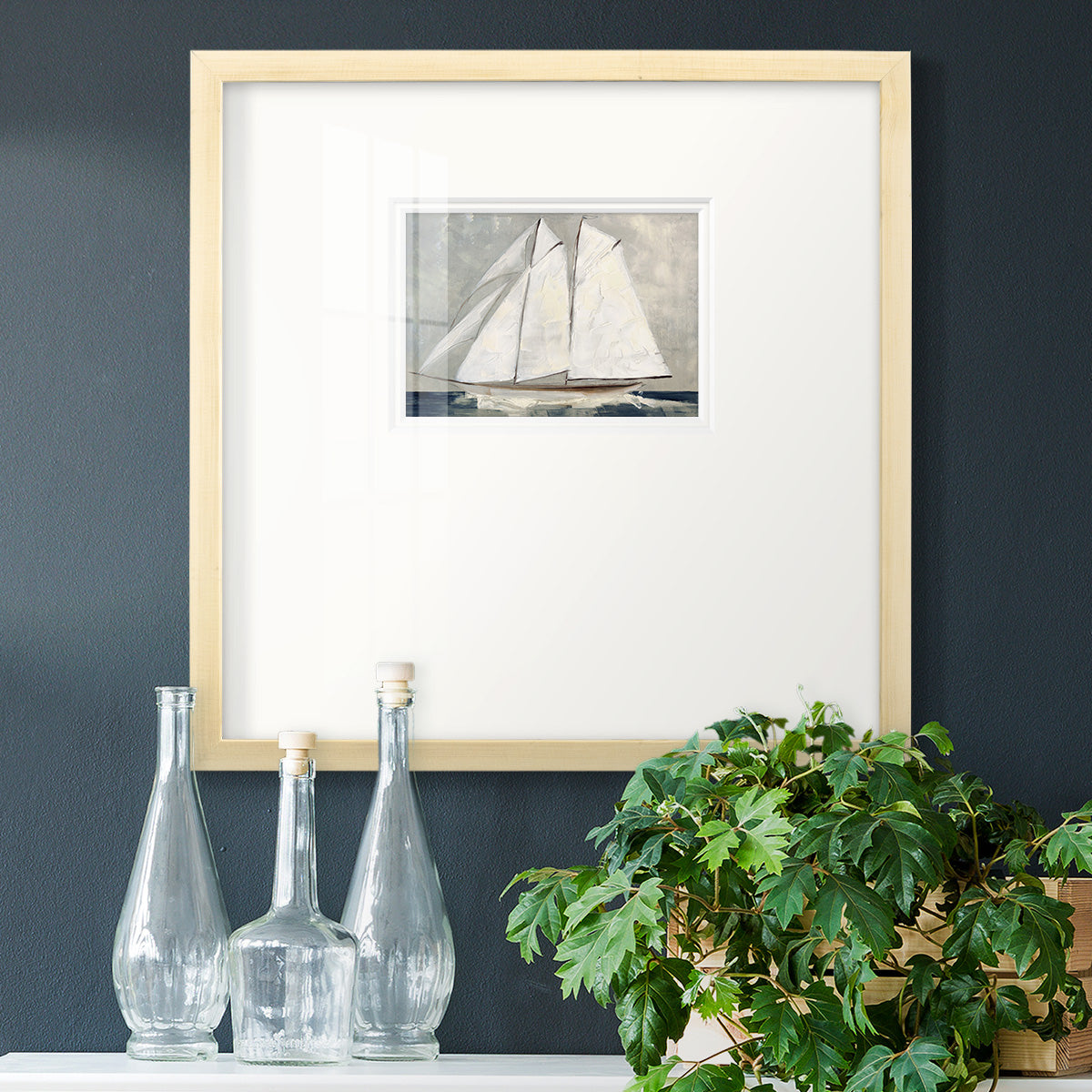 Setting Sail Premium Framed Print Double Matboard