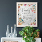 Spring Bird Blessing - Barnwood Framed Canvas Print