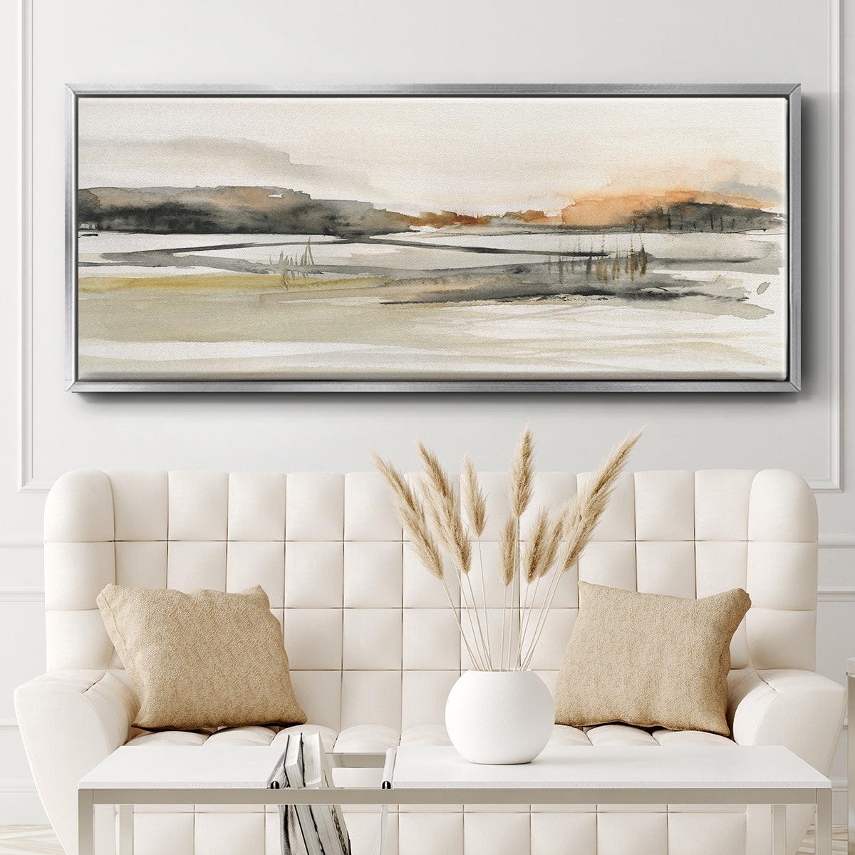 Turnwood Clearing - Floater Framed Canvas Print